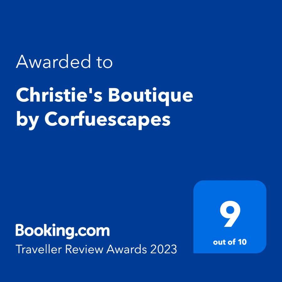 Christie'S Boutique By Corfuescapes Apartman Alepú Kültér fotó